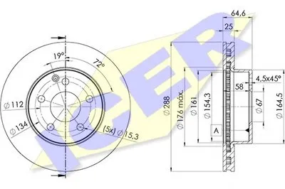 Тормозной диск ICER купить