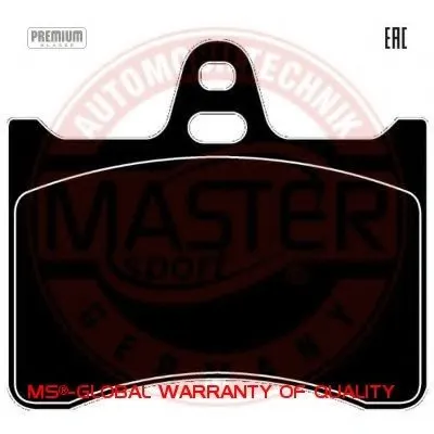 Комплект тормозных колодок, дисковый тормоз Anti-Noise MASTER-SPORT купить
