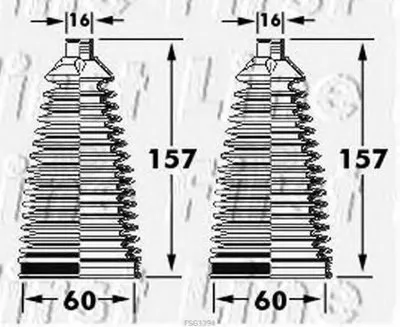 Пыльник, рулевое управление FIRST LINE купить