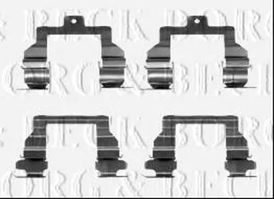 Комплектующие, колодки дискового тормоза BORG & BECK купить