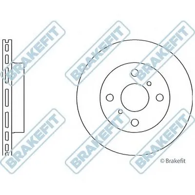 Тормозной диск Brake Fit APEC braking купить