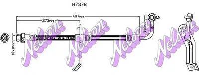 Тормозной шланг BROVEX-NELSON купить
