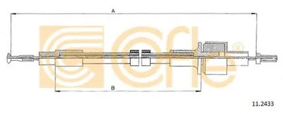 Тросик сцепления COFLE купить
