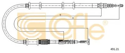 Трос, стояночная тормозная система COFLE купить