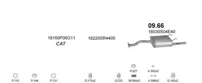 Система выпуска ОГ POLMO купить
