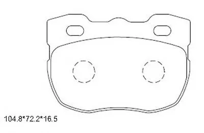 Комплект тормозных колодок, дисковый тормоз ASIMCO купить