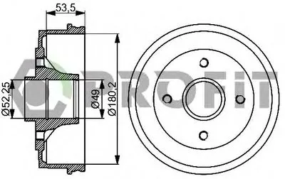 Тормозной барабан PROFIT купить