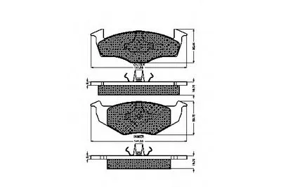 Комплект тормозных колодок, дисковый тормоз SPIDAN купить