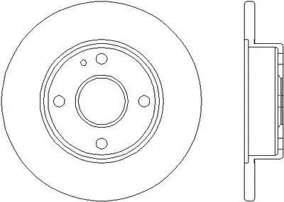 Тормозной диск HELLA купить