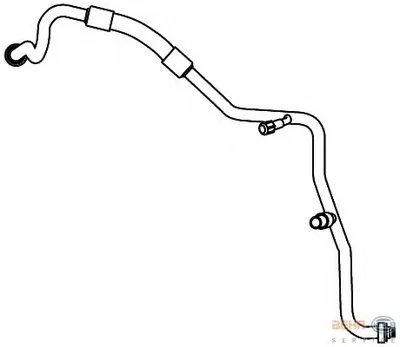 Трубопровод высокого / низкого давления, кондиционер BEHR HELLA SERVICE HELLA купить