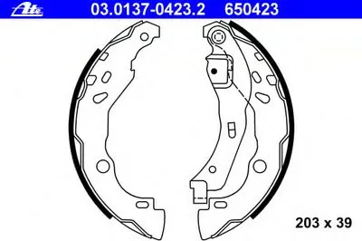 Комплект тормозных колодок ATE купить