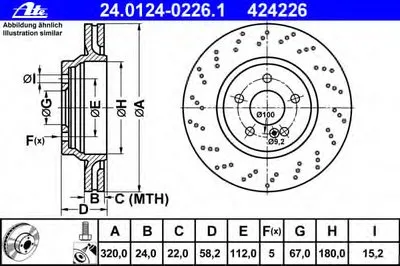 Тормозной диск ATE купить