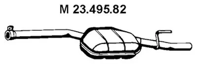 Средний глушитель выхлопных газов EBERSPÄCHER купить