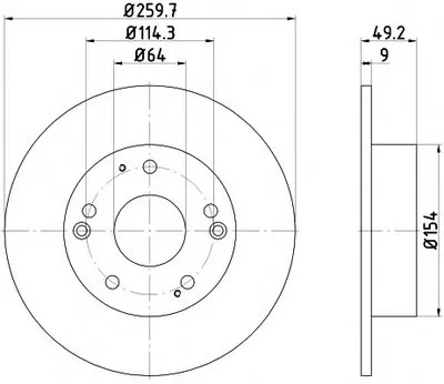 Тормозной диск PRO TEXTAR купить