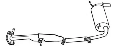 Глушитель выхлопных газов конечный WALKER купить