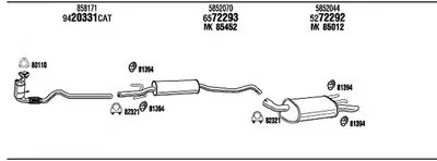 Система выпуска ОГ WALKER купить
