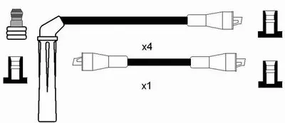 Комплект проводов зажигания NGK купить