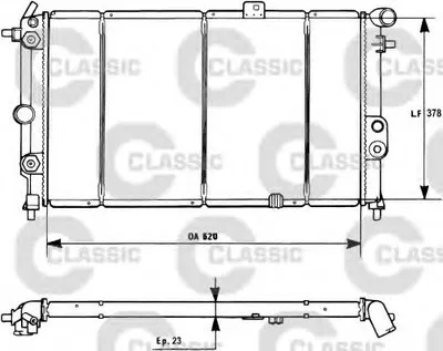 Радиатор, охлаждение двигателя VALEO CLASSIC VALEO купить