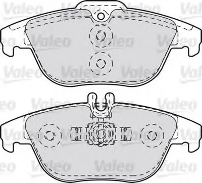 Комплект тормозных колодок, дисковый тормоз VALEO купить