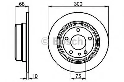 Тормозной диск BOSCH купить