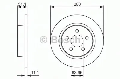 Тормозной диск BOSCH купить