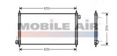 Конденсатор, кондиционер VAN WEZEL купить