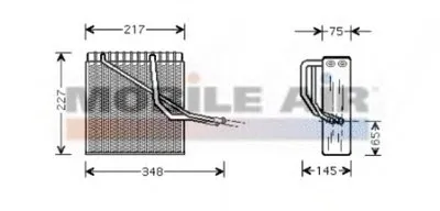 Испаритель, кондиционер VAN WEZEL купить