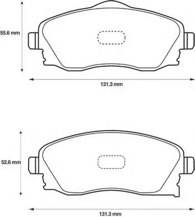 Комплект тормозных колодок, дисковый тормоз JURID купить