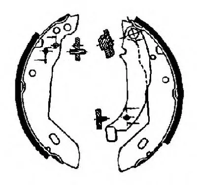 Комплект тормозных колодок FTE купить