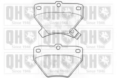 Комплект тормозных колодок, дисковый тормоз QUINTON HAZELL купить