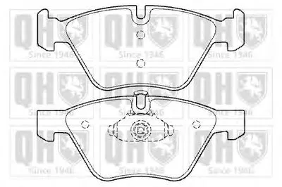 Комплект тормозных колодок, дисковый тормоз QUINTON HAZELL купить