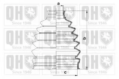 Комплект пылника, приводной вал QUINTON HAZELL купить