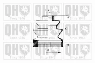 Комплект пылника, приводной вал QUINTON HAZELL купить