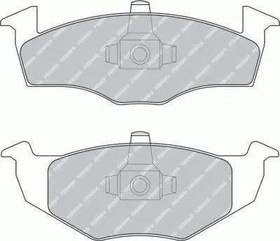 Комплект тормозных колодок, дисковый тормоз PREMIER FERODO купить