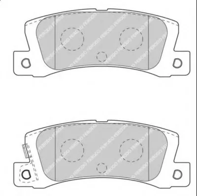Комплект тормозных колодок, дисковый тормоз PREMIER FERODO купить