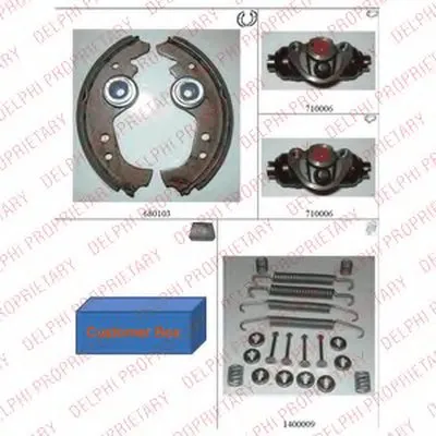 Комплект тормозных колодок DELPHI купить