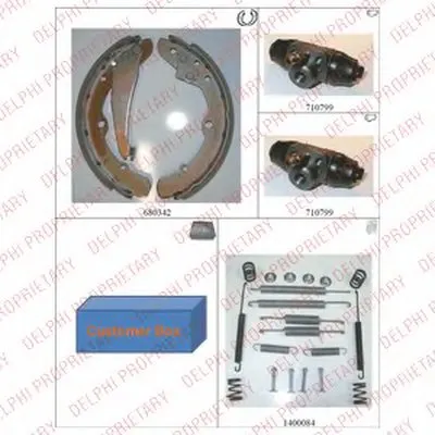 Комплект тормозных колодок DELPHI купить