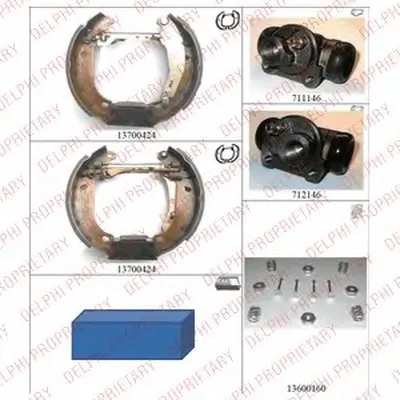 Комплект тормозных колодок DELPHI купить
