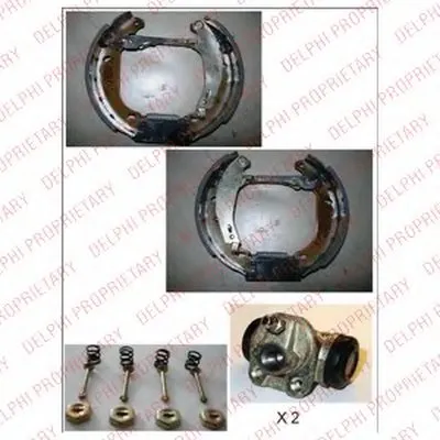 Комплект тормозных колодок DELPHI купить