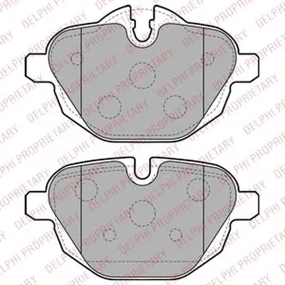 Комплект тормозных колодок, дисковый тормоз DELPHI купить