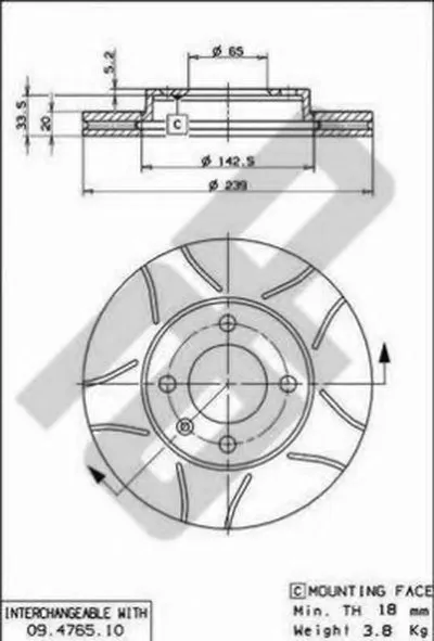 Тормозной диск XTREME / AP METZGER купить
