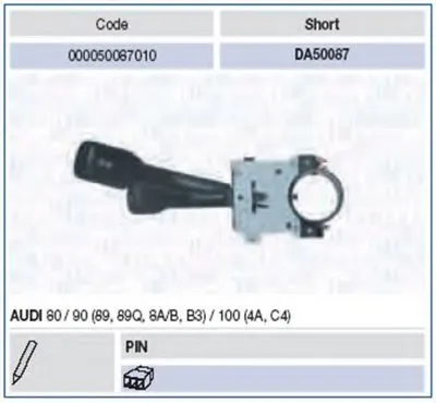Выключатель на колонке рулевого управления MAGNETI MARELLI купить
