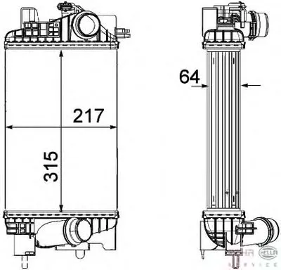 Интеркулер BEHR HELLA SERVICE купить