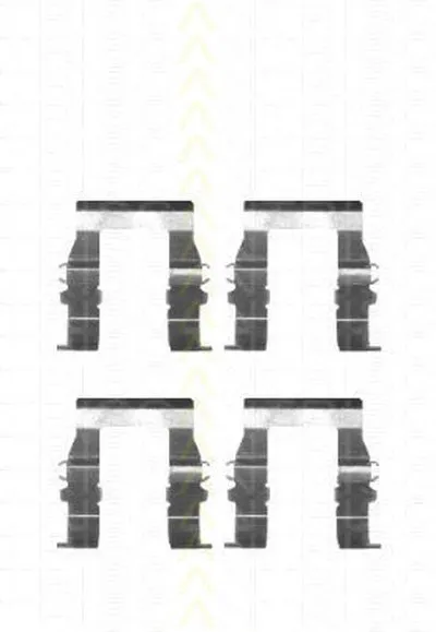 Комплектующие, колодки дискового тормоза TRISCAN купить