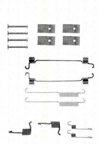 Комплектующие, тормозная колодка TRISCAN купить
