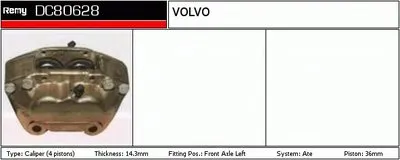 Тормозной суппорт Remanufactured REMY (Multiline) DELCO REMY купить