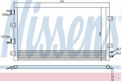 Конденсатор, кондиционер NISSENS купить