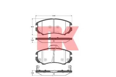 Комплект тормозных колодок, дисковый тормоз NK купить