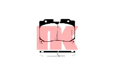 Комплект тормозных колодок, дисковый тормоз NK купить