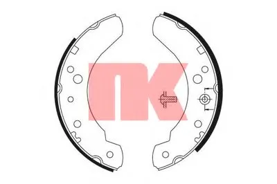 Комплект тормозных колодок NK купить